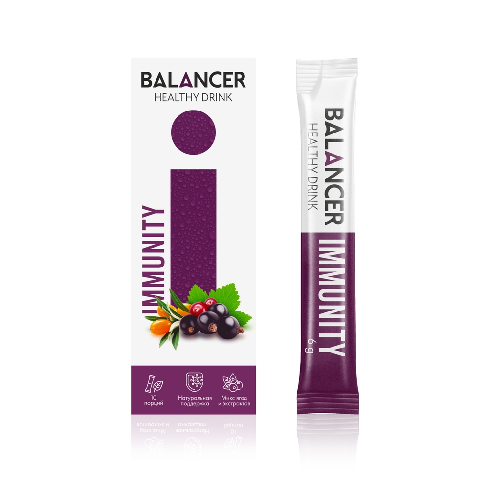 სასმელი იმუნიტეტისთვის BALANCER IMMUNITY, 10 პაკეტი