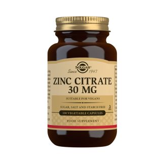 თუთია 30მგ 100კაფსულა სოლგარი - Solgar ❌ არ არის რეკომენდებული ❌