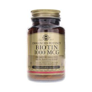 ბიოტინი 1000მკგ 100 კაფსულა სოლგარი - Solgar ❌ არ არის რეკომენდებული ❌