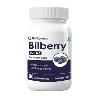 Biotrex Bilberry Extract 275mg 90 Veg Capsules❌ არ არის რეკომენდებული ❌