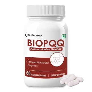 Biotrex Bio Pqq 20mg With Calcium Supplement - 60 Veg Capsules, pqq as (pyrroloquinoline Quinone disodium salt) ❌ არ არის რეკომენდებული ❌