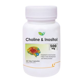 Biotrex Choline & Inositol 500mg - 60 Capsules ❌ არ არის რეკომენდებული ❌