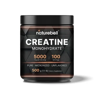 NatureBell Creatine Monohydrate Powder, 5000mg Per Serving ❌ არ არის რეკომენდებული ❌
