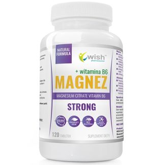 MAGNESIUM STRONG+ VITAMIN B6 FORTE CONTRACTIONS STRESS HIGH DOSE PRODUCT VEGE  ❌ არ არის რეკომენდებული ❌