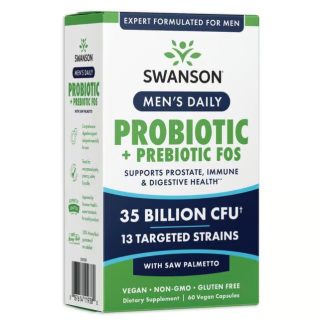 Men's Daily Probiotic + Prebiotic FOS ❌ არ არის რეკომენდებული ❌