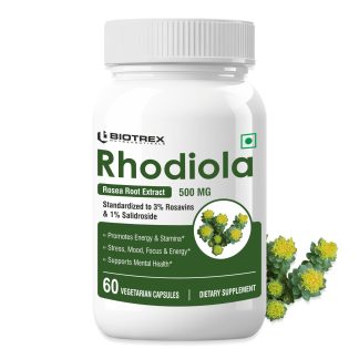 Biotrex Rhodiola 500mg - 60 Capsules ❌ არ არის რეკომენდებული ❌