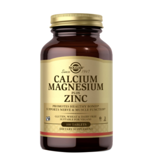 კალცი მაგნიუმ პლიუსი თუთიით 100ტაბლეტი სოლგარი - Solgar ❌ არ არის რეკომენდებული ❌