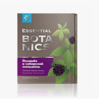 Essential Botanics - "იოჰიმბინი და ციმბირის ჟენშენი" ❌️ არ არის რეკომენდებული ❌️