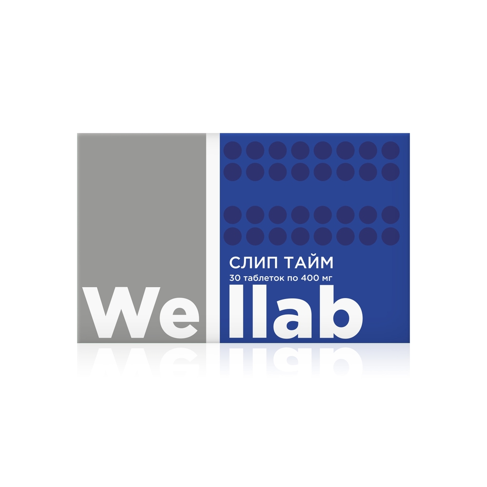 ბადი Welllab SLEEP TIME, 30 აბი