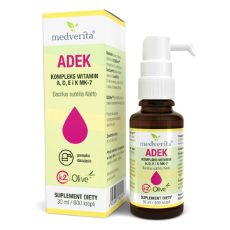 ADEK (ß-Carotene) - a complex of vitamins A, D, E and K MK-7 - drops 30 ml