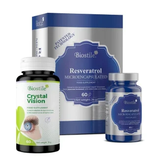 Crystal Vision + BMT® Resveratrol -20% ❌ არ არის რეკომენდებული ❌
