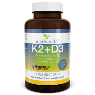 K2+D3 witamina K vitaMK7® 100 µg + D 2000 IU