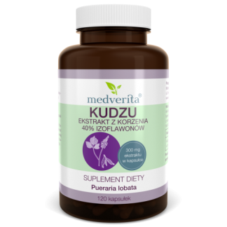 Kudzu ekstrakt z korzenia 40% Izoflawonów 300 mg