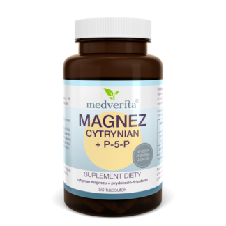Magnez cytrynian + P-5-P