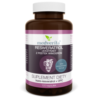 Resweratrol + Ekstrakt z Pestek Winogron