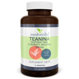 Teanina 200mg ekstrakt z herbaty zielonej