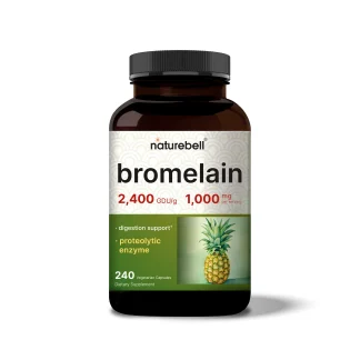 Bromelain, 1,000mg Per Serving, 240 Veggie Capsules ❌ არ არის რეკომენდებული ❌
