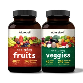 Everyday Fruits and Vegetables Supplements, 480 Total Vegetarian Capsules ❌ არ არის რეკომენდებული ❌