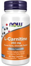L-Carnitine 250 mg Veg Capsules ❌ არ არის რეკომენდებული ❌
