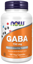 GABA 750 mg Veg Capsules ❌ არ არის რეკომენდებული ❌