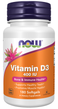 Vitamin D3 400 IU Softgels ❌️ არ არის რეკომენდებული ❌️