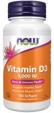 Vitamin D3 1000 IU Softgels ❌️ არ არის რეკომენდებული ❌️