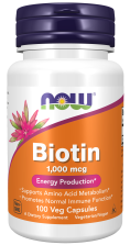 Biotin 1000 mcg Veg Capsules ❌️ არ არის რეკომენდებული ❌️