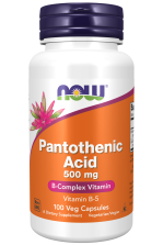 Pantothenic Acid 500 mg Veg Capsules  ❌ არ არის რეკომენდებული ❌
