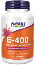 Vitamin E-400 Softgels ❌ არ არის რეკომენდებული ❌