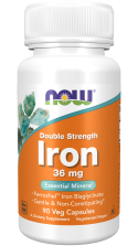 Iron 36 mg, Double Strength Veg Capsules ❌ არ არის რეკომენდებული ❌
