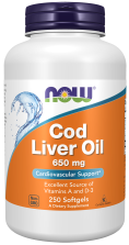 Cod Liver Oil 650 mg Softgels ❌ არ არის რეკომენდებული ❌