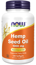 Hemp Seed Oil 1000 mg Softgels ❌ არ არის რეკომენდებული ❌