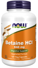 Betaine HCl 648 mg Veg Capsules ❌ არ არის რეკომენდებული ❌