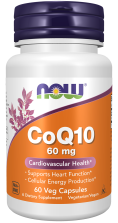CoQ10 60 mg Veg Capsules ❌ არ არის რეკომენდებული ❌