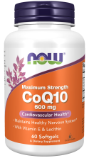 CoQ10 600 mg Softgels ❌ არ არის რეკომენდებული ❌