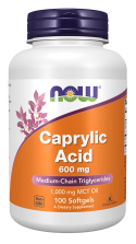 Caprylic Acid 600 mg Softgels ❌ არ არის რეკომენდებული ❌