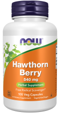 Hawthorn Berry 540 mg Veg Capsules ❌ არ არის რეკომენდებული ❌