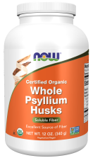 Whole Psyllium Husks, Organic ❌ არ არის რეკომენდებული ❌
