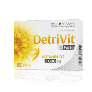 DetriVit Forte 5000 IU - WELTPHARMA ❌ არ არის რეკომენდებული ❌