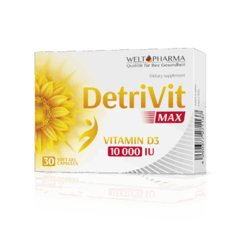 DetriVit Max 10000 IU - WELTPHARMA ❌ არ არის რეკომენდებული ❌