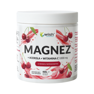CHERRY MAGNESIUM POWDER 400G ACEROLA VITAMIN C FATIGUE CITRATE PRODUCT VEGE ❌ არ არის რეკომენდებული ❌