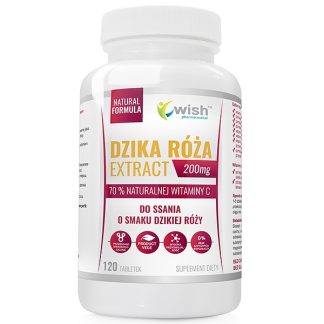 WILD ROSE 70% NATURAL VITAMIN C FOR SUCTION PRODUCT VEGE 120 TABLETS ❌ არ არის რეკომენდებული ❌