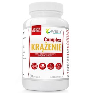 CIRCULATION COMPLEX CHESTNUT, DIOSMIN, HESPERIDIN, TROXERUTIN, OPC, VITAMIN C 60 CAPSULES PRODUCT VEGE ❌ არ არის რეკომენდებული ❌