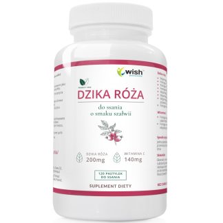 WILD ROSE 70% NATURAL VITAMIN C FOR SAKE-FLAVORED SORSION 120 VEGE LOZE PILLES ❌ არ არის რეკომენდებული ❌
