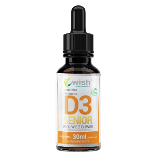 VITAMIN D3 SENIOR 4000IU DROPS FOR SENIORS IMMUNITY 30 ML / 900 DROPS ❌ არ არის რეკომენდებული ❌