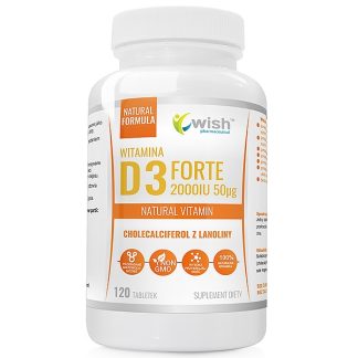 VITAMIN D3 FORTE 2000IU 50ΜG 120 TABLETS ❌ არ არის რეკომენდებული ❌
