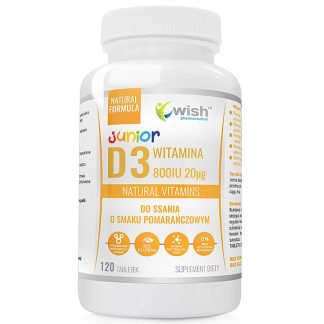 VITAMIN D3 800IU 20ΜG FOR CHILDREN FOR ABSORPTION 120 TABLETS ❌ არ არის რეკომენდებული ❌