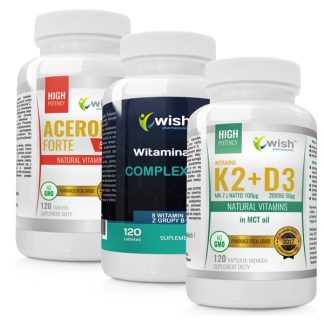VITAMIN B COMPLEX + ACEROLA + K2 100MCG MK-7 WITH NATTO + D3 50MCG 2000IU IN MCT OIL ❌ არ არის რეკომენდებული ❌