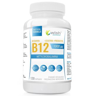 VITAMIN B12 1000MCG METHYLCOBALAMINE + PREBIOTIC 120 CAPSULES ❌ არ არის რეკომენდებული ❌