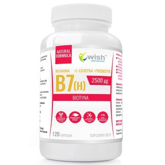 BIOTIN VITAMIN B7 (H) 2500ΜG + PREBIOTIC FOR VEGANS 120 CAPSULES ❌ არ არის რეკომენდებული ❌